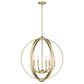 Golden Lighting Colson 6-Light Chandelier in Olympic Gold, , large
