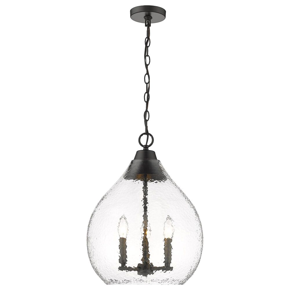 Golden Lighting Ariella 3-Light Pendant in Matte Black, , large