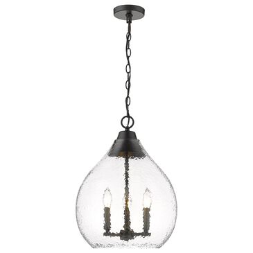 Golden Lighting Ariella 3-Light Pendant in Matte Black, , large