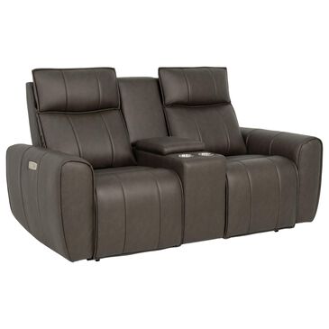 Aurora Furnishings Power Headrest Reclining Loveseat in Dallas Espresso, , large