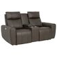 Aurora Furnishings Power Headrest Reclining Loveseat in Dallas Espresso, , large