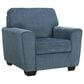 Ashley Cashton Chair and Ottoman in Blue, , large