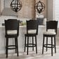 The Monday Company Clarion Swivel Bar Height Stool in Black and Greige, , large