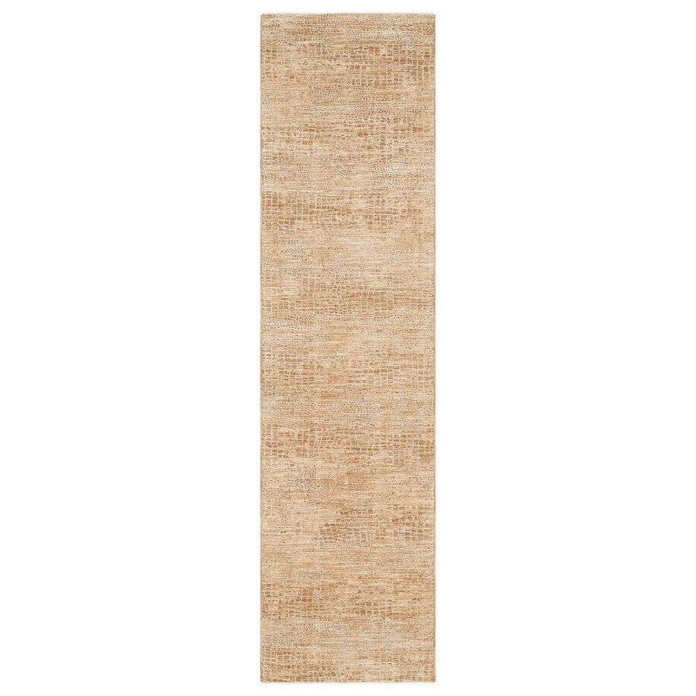 Surya Masterpiece Light Gray, Beige, Tan and Medium Brown 2"7" x 7"3" Runner, , large