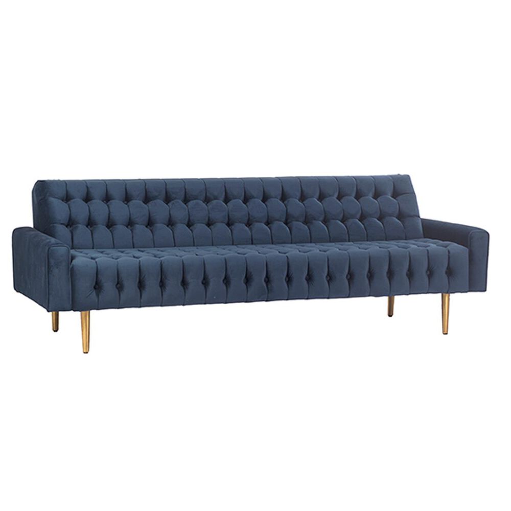 Blue Sun Designs Angelo Sofa in Blue Velvet, , large