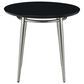 OSP Home Brooklyn End Table in Black and Brushed Nickel, , large