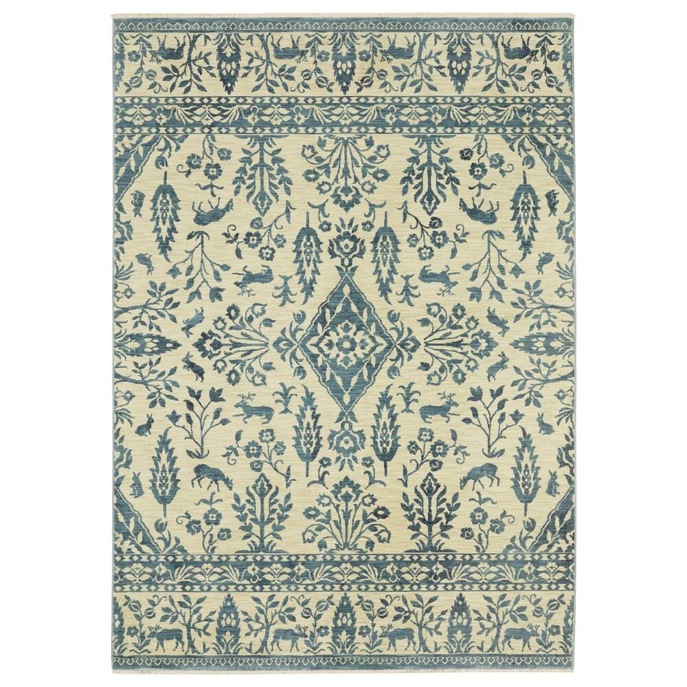 Oriental Weavers Francesca FR08H 2"3" x 7"6" Blue Runner, , large