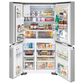 Frigidaire Gallery 21.5 Cu. Ft. 4-Door French Door Refrigerator in Stainless Steel, , large