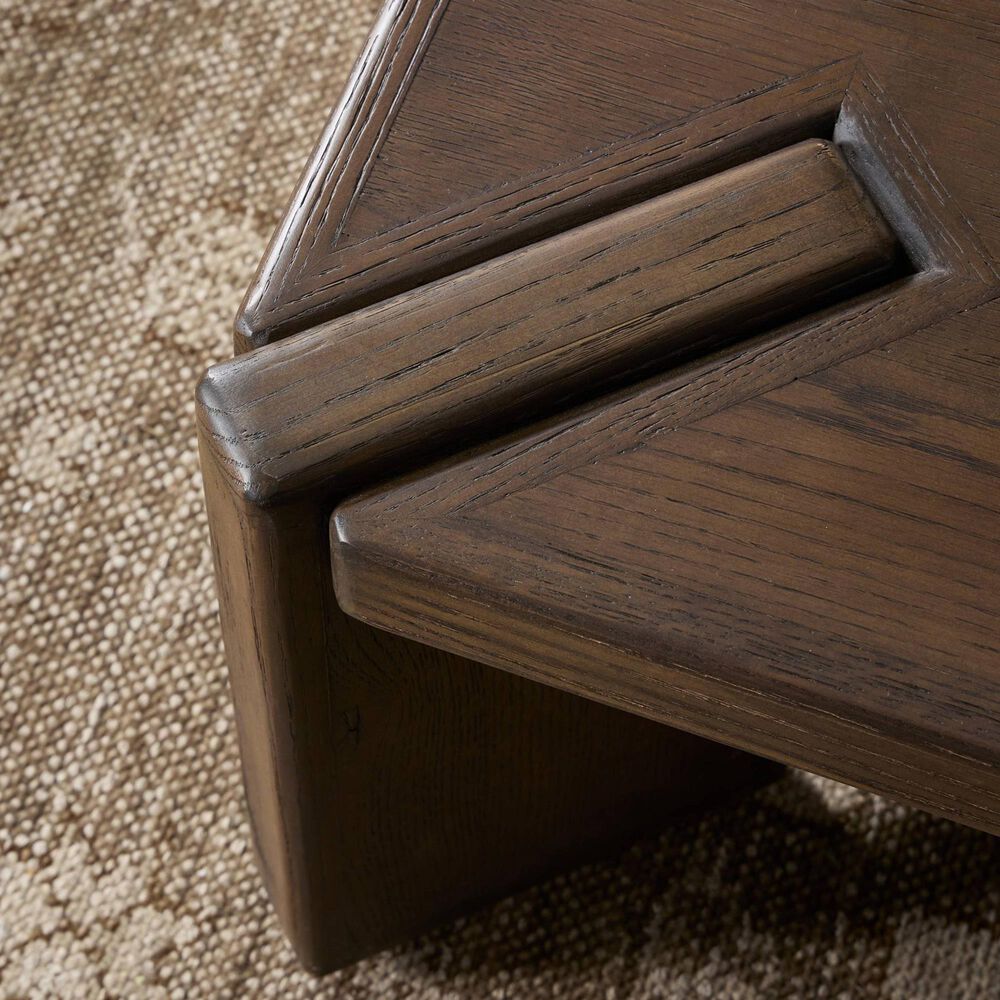 Four Hands Ersa Coffee Table in Deep Tabacco Oak, , large
