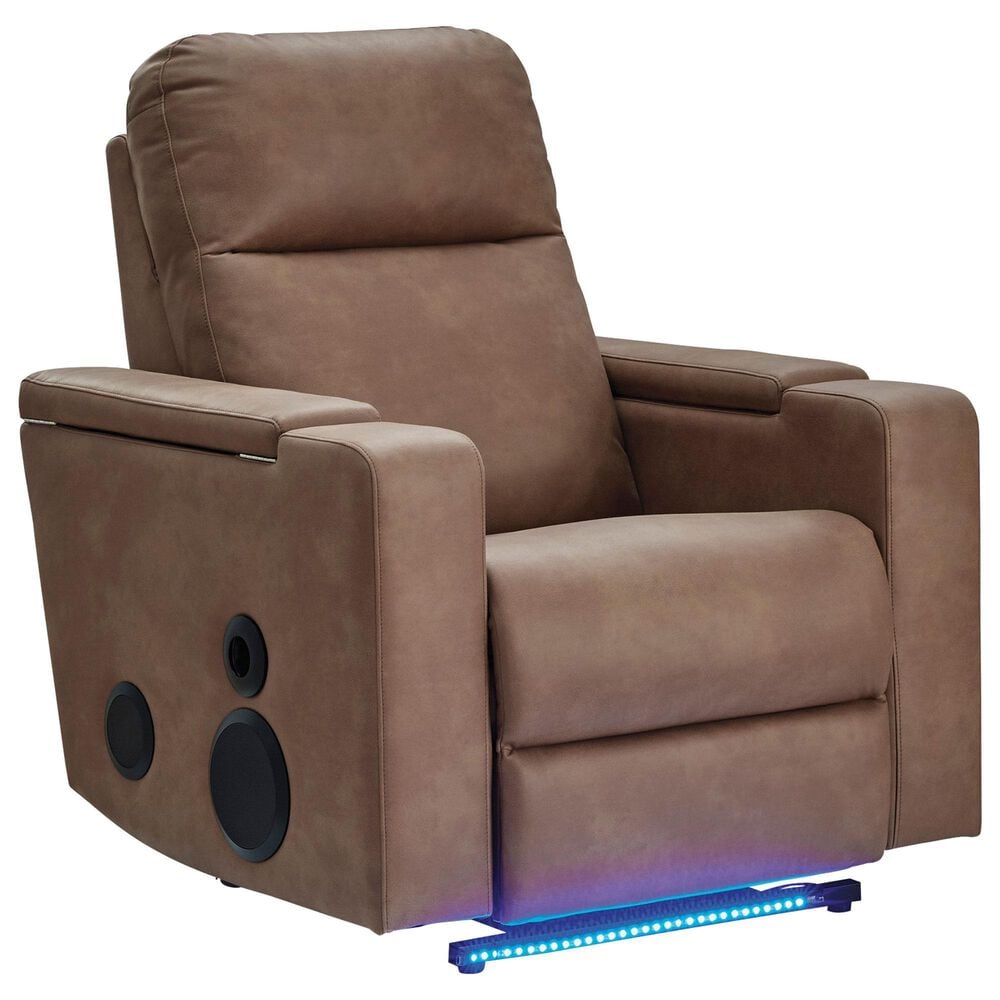 Ashley Lorrenton Power Glider Recliner in Caramel, , large