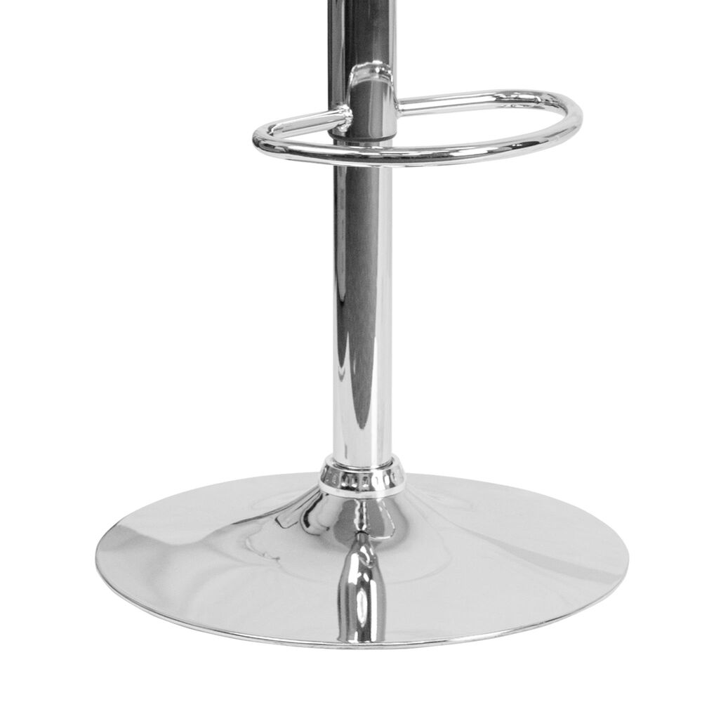 Flash Furniture Adjustable Barstool in Black, , large
