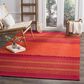 Safavieh Montauk MTK215A 5" x 8" Orange and Red Area Rug, , large