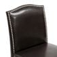 Baxton Studio Libra Bar Stool in Dark Brown (Set of 2), , large