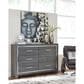 Ashley Lodanna 6 Drawer Dresser in Gray, , large