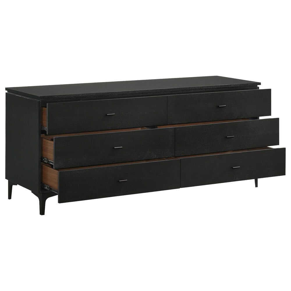 Blue River Legend 4-Piece Queen Platform Bed Set in Gray/Black, , large