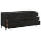 Blue River Legend 4-Piece Queen Platform Bed Set in Gray/Black, , large
