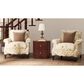 Jennifer Taylor Home Valentine Side Table in Dark Walnut, , large