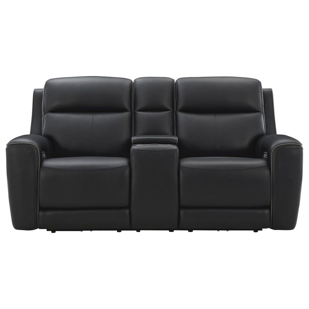 Ashley 5Z-Comfort Power Reclining Loveseat Console in Onyx, , large
