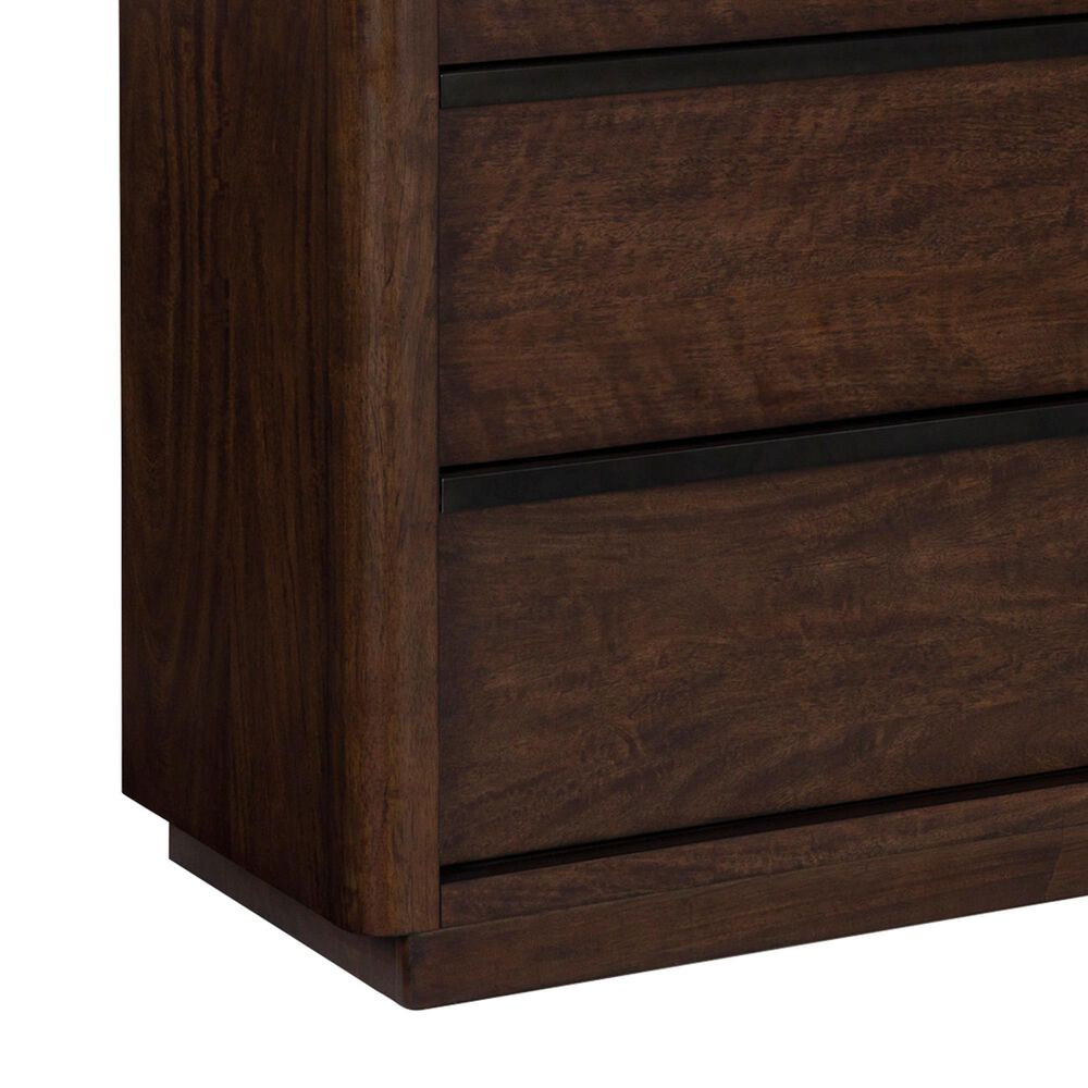 Millenium Dilenno 6 Ball Bearing Smooth Gliding Drawer Dresser in Dark Brown, , large