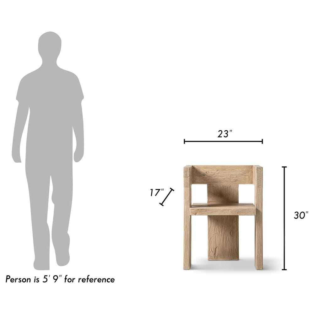 Jennifer Taylor Home Avenel Arm Chair in Heritage Light Natural Brown, , large