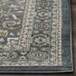 Safavieh Lyndhurst 6" x 9" Teal and Grey Area Rug, , large