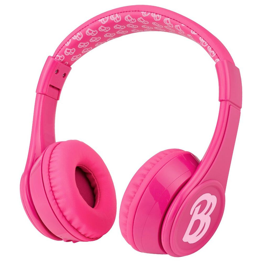 KIDdesigns Barbie Bluetooth Headphones in Pink, , large