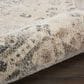 Nourison Fusion FSS11 5"4" x 7"4" Cream and Grey Area Rug, , large