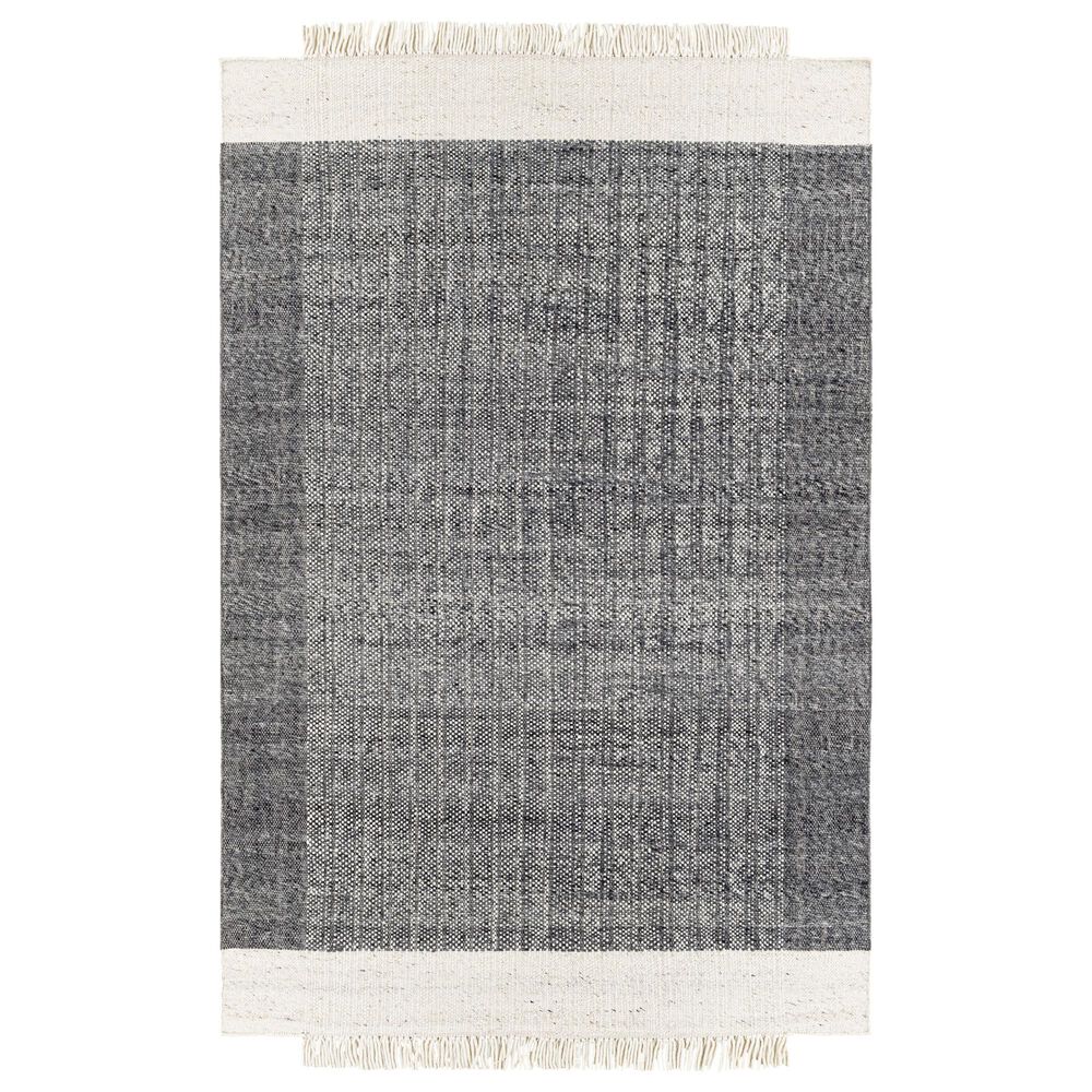 Surya Reliance RLI-2303 2'6" x 8' Black and Ivory Runner, , large