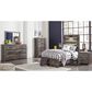 Ashley Drystan Twin Panel Bed in Rustic Brown, , large