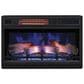 at HOME Cantilever 60" TV Stand with Fireplace Insert in Black, , large