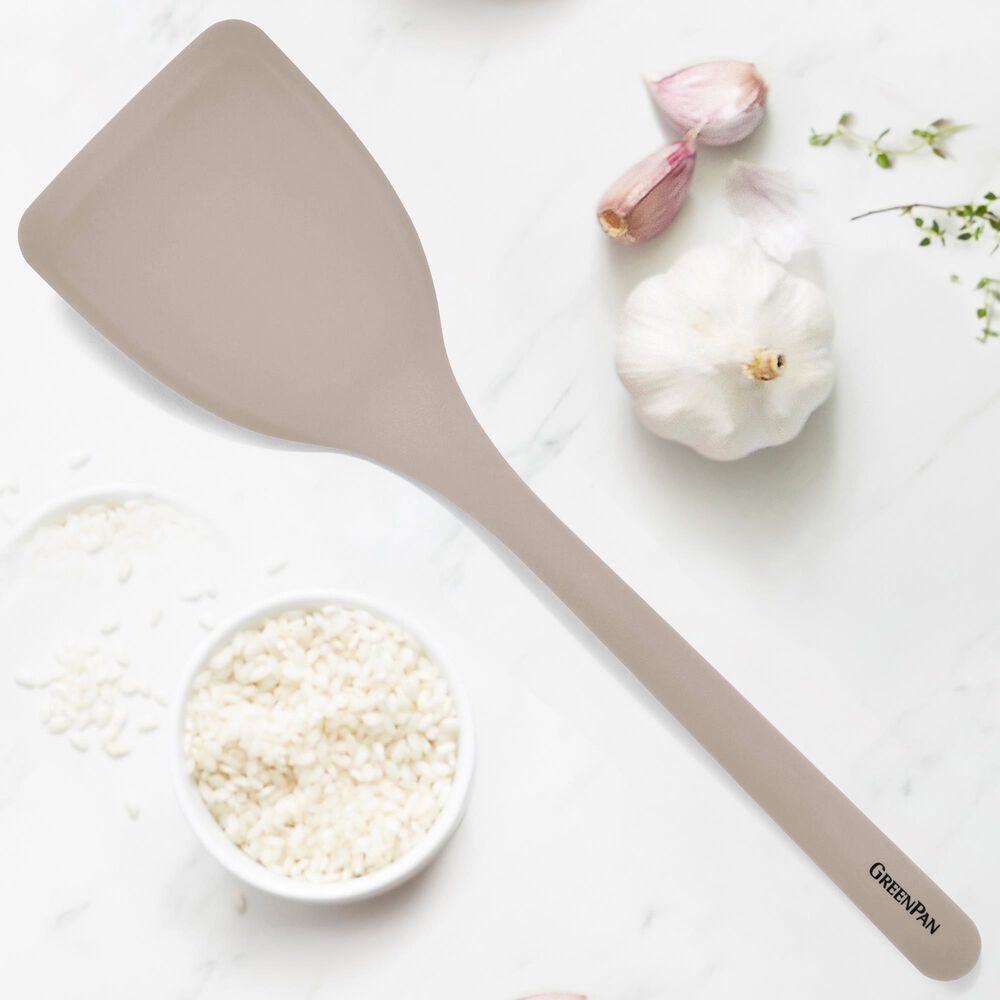 Green Pan Platinum Silicone Solid Turner in Taupe, , large