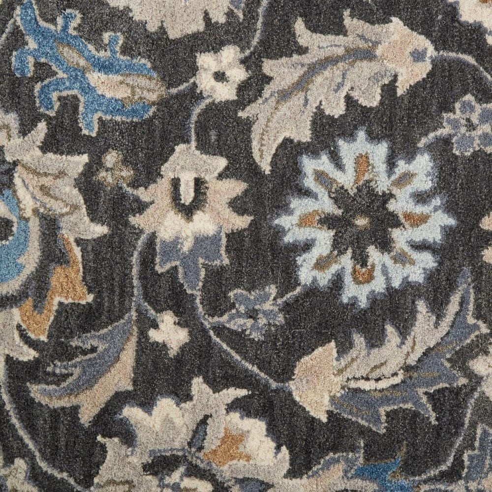 Feizy Rylan 4&#39; x 6&#39; Charcoal Area Rug, , large