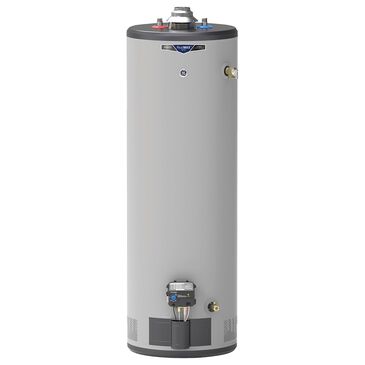 GE Appliances RealMAX Choice 40-Gallon Tall Liquid Propane Atmospheric Water Heater in Gray, , large