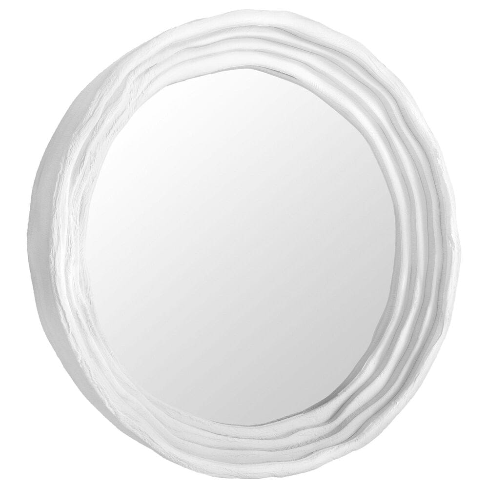 James Martin Terra 30" Round Mirror in Limestone, , large