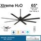Minka-Aire Xtreme H2O 65" Indoor/Outdoor Ceiling Fan in Coal, , large