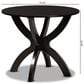 Baxton Studio Tilde Dining Table in Dark Brown - Table Only, , large