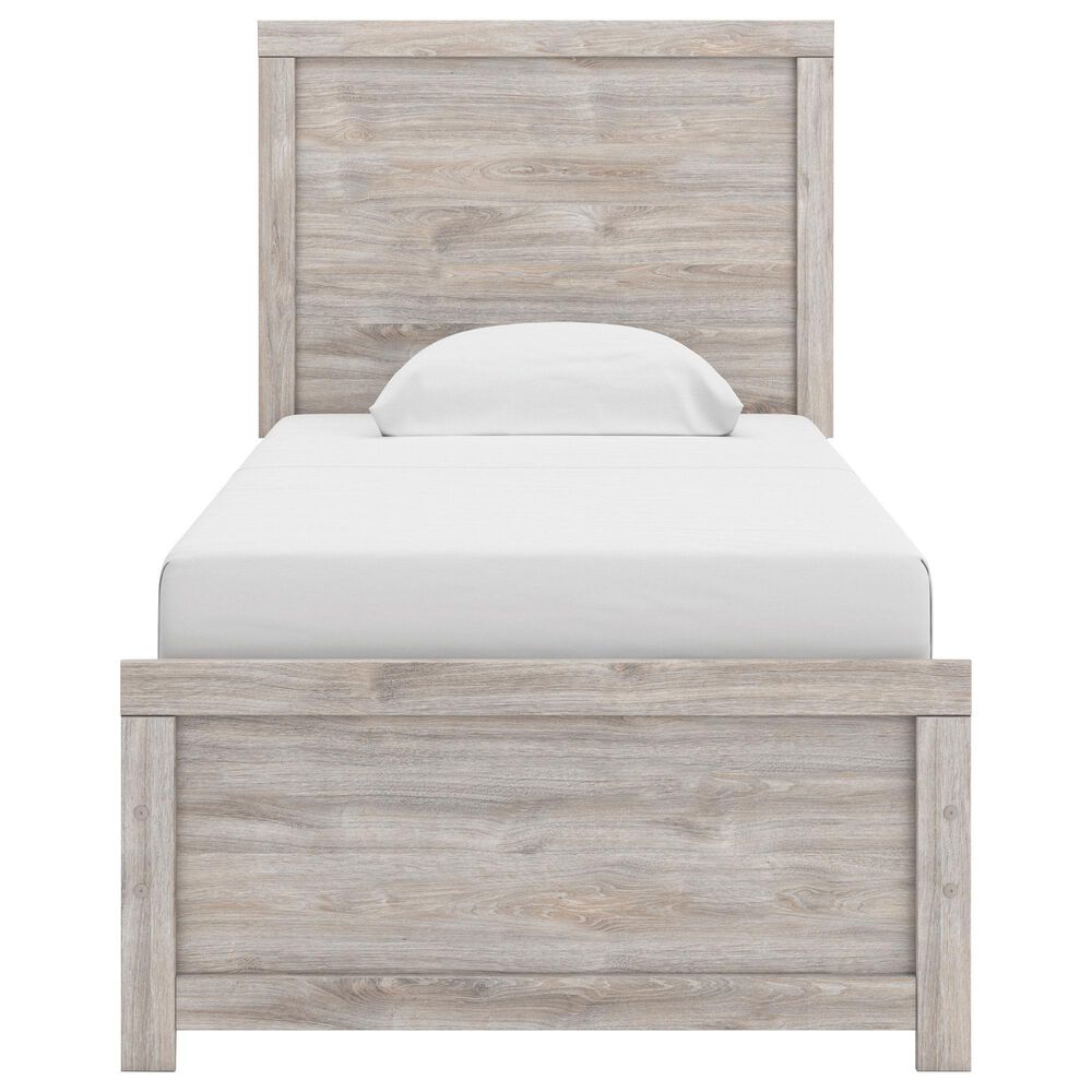 Ashley Broachmyn 5 Piece Twin Bedroom Set in Light Gray, , large