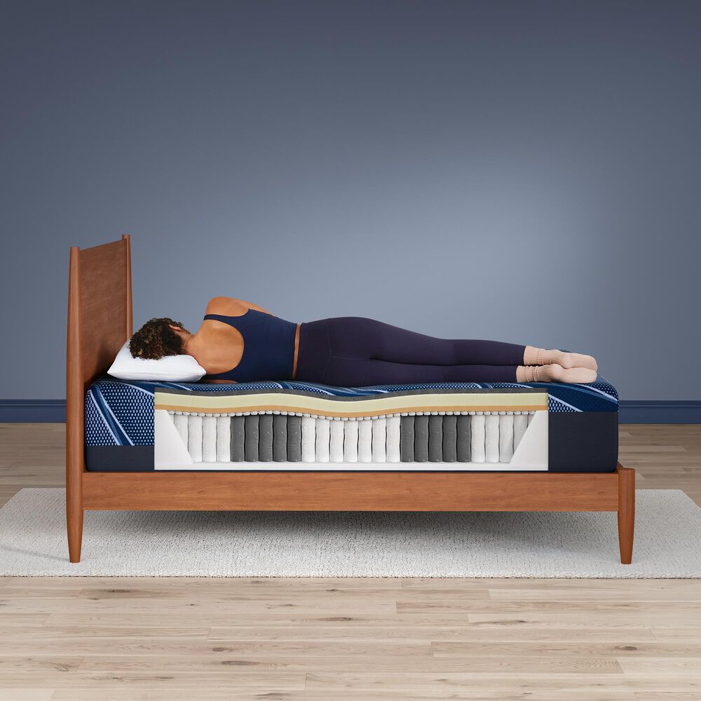 Serta iSeries NXG 4500 Plush Hybrid Twin XL Mattress with Low Profile Box Spring, , large