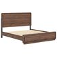 Ashley Fortlorn 4-Piece King Bedroom Set in Walnut Brown LED Light, , large