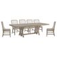 Golden Wave Furniture Coronado 7-Piece Rectangular Dining Set in Khaki, , large