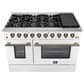 Forno Galiano 48" Freestanding Gas Range in White, , large