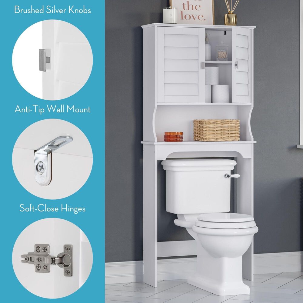 RiverRidge Home Brookfield Bathroom Spacesaver in White, , large