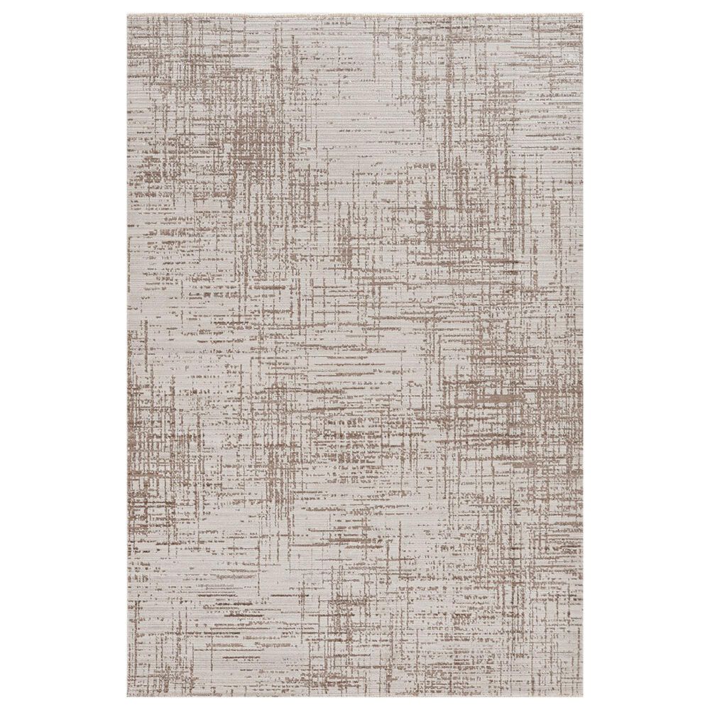 Kas Oriental Rugs Karina Elements 2"3" x 7"7" Natural Runner, , large