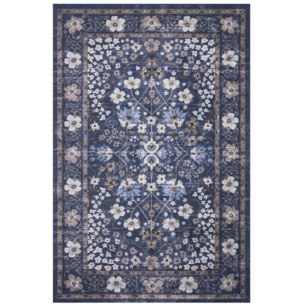 Rifle Paper Co. x Loloi Palais PAL-02 3&#39;9&quot; x 5&#39;9&quot; Navy Area Rug, , large