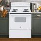 GE Appliances 30" Free-Standing Electric Range in White, , large