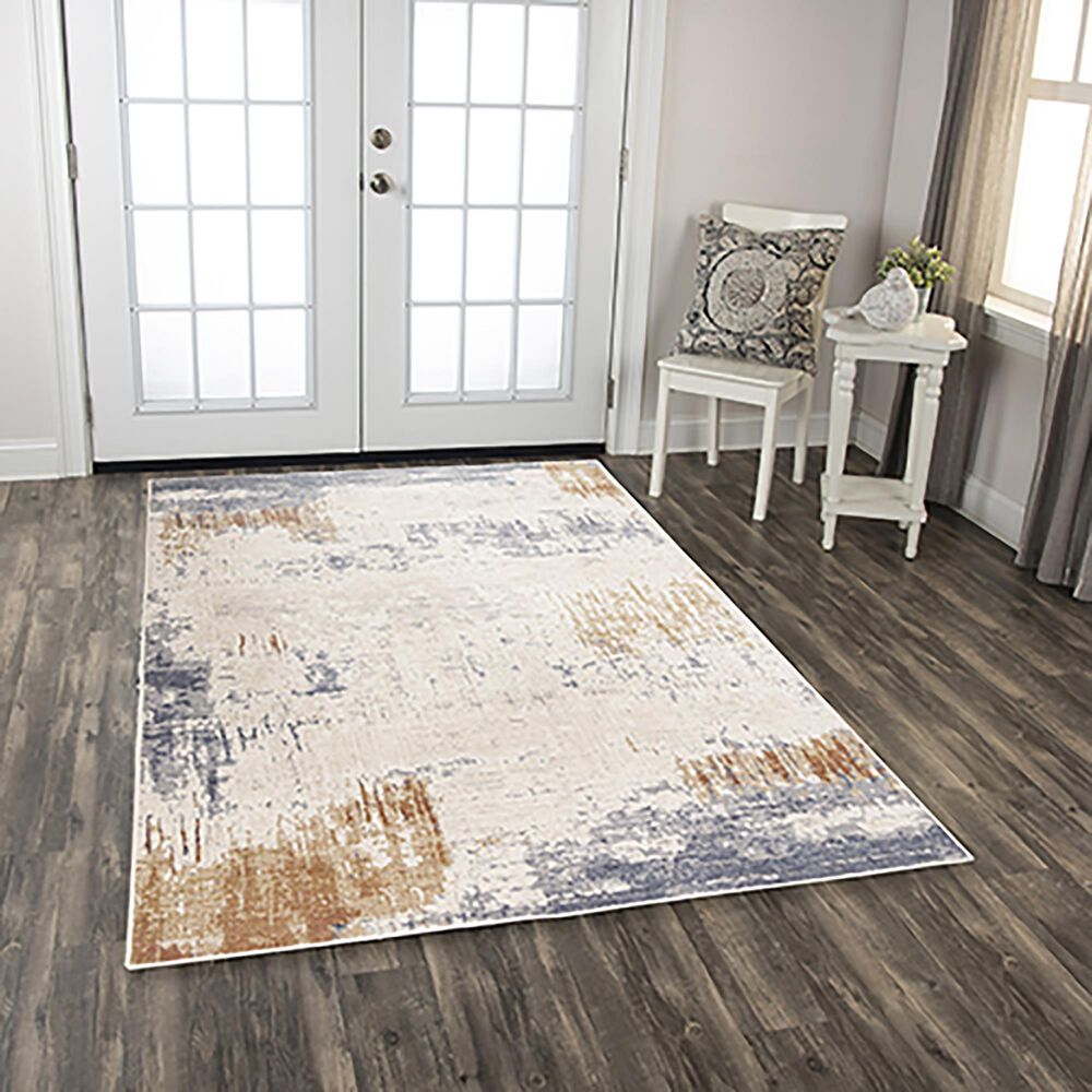 RIZZY Ventura VRA753 3&#39; x 5&#39; Blue Area Rug, , large