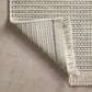 Amber Lewis x Loloi Malibu MAB-04 5"1" x 7"7" Ivory and Dove Indoor/Outdoor Area Rug, , large