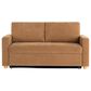 Lifestyle Solutions Tyler Convertible Sleeper Sofa in Rust, , large