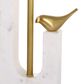 Uttermost Songbirds Table Lamp in White and Brushed Brass, , large