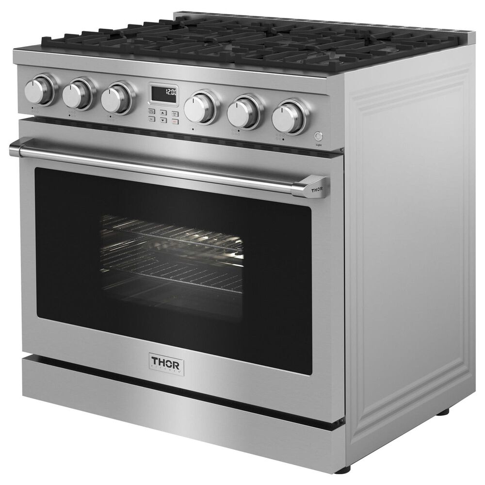 Thor Kitchen THOR 6.0 Cu. Ft. Freestanding LP Gas Convection Range - Stainless Steel, , large